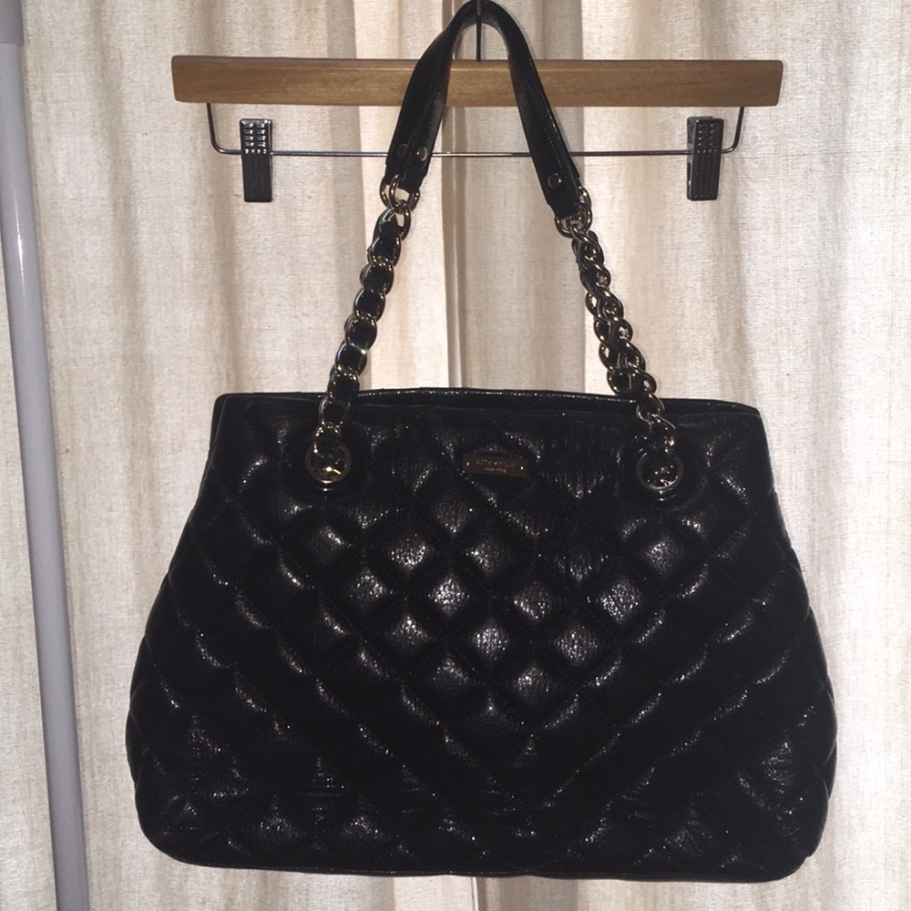 Kate Spade Mary Ann Black Quilted Purse